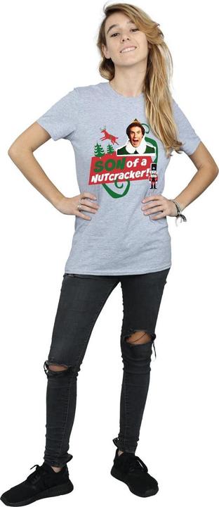 Produktbild Elf Son Of A Nutcracker Boyfriend Fit TShirt (M)