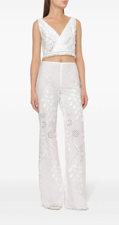 Produktbild Alberta Ferretti Pantaloni Bianco (44)