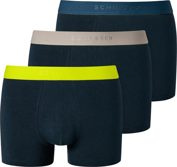 Schiesser 3er Pack 95/5 Organic Cotton Retro Short / Pant