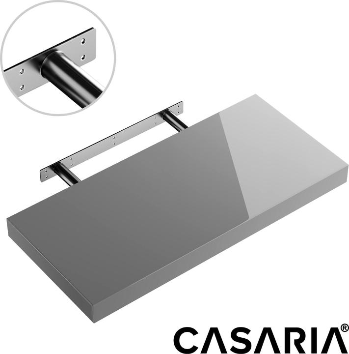 Actual product image Casaria 2x Floating Shelves (50 x 23 x 3.8 cm)