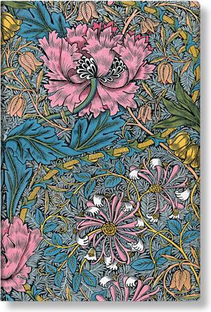 Actual product image Paperblanks Address Books - Morris Pink Honeysuckle - Mini - Address Book (9.5 x 14 cm, Special ruling)
