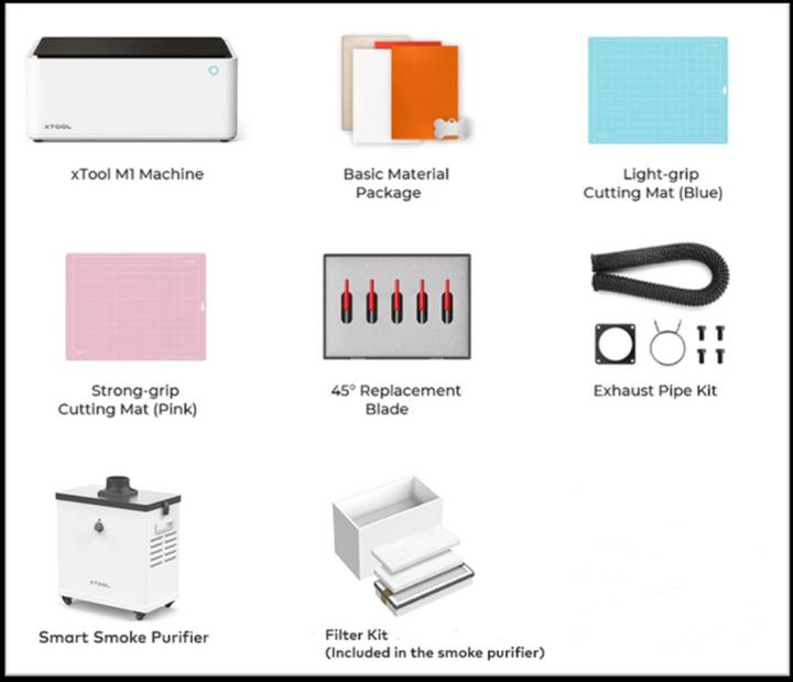 Actual product image XTool makeblock smoke purifier