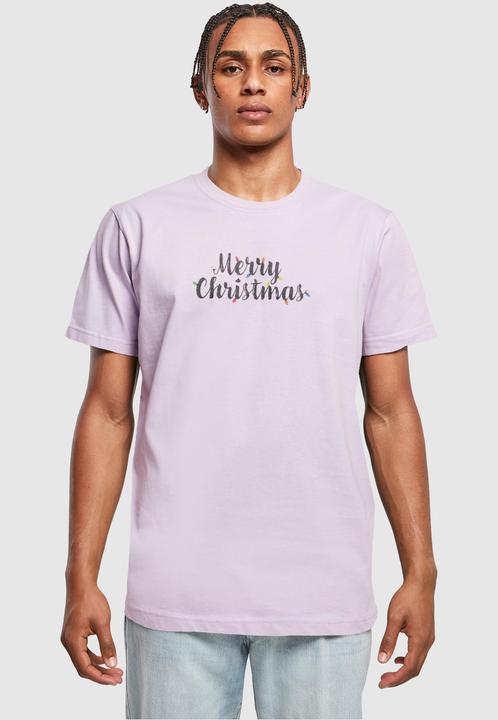 Produktbild Merchcode Merry Christmas Lights T-Shirt Round Neck - 111717 (L)