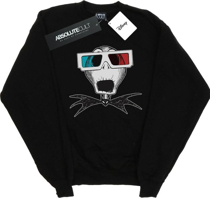 Produktbild Disney Nightmare Before Christmas Jack Skellington 3D Glasses Sweatshirt (XL)