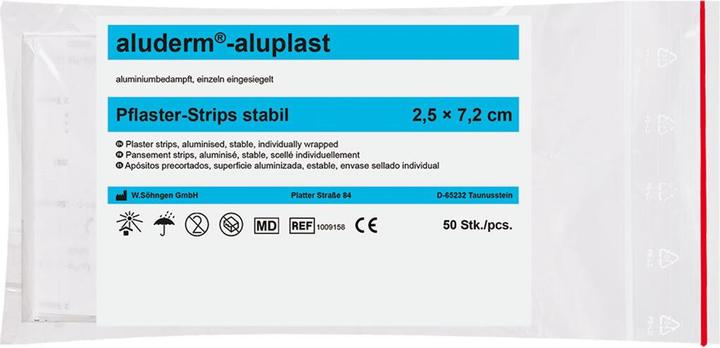 Immagine prodotto Söhngen aluderm aluplast gesso rigido / stabile 2,5x7,2cm, 50 pezzi, singolo (50 x)