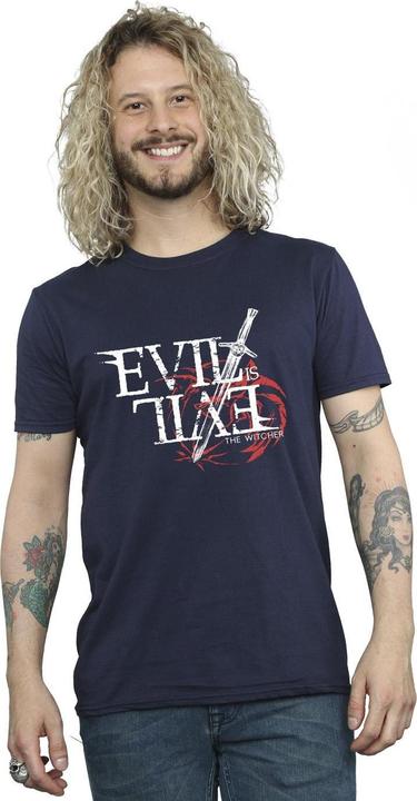 Produktbild Netflix The Witcher Evil Is Evil TShirt (M)