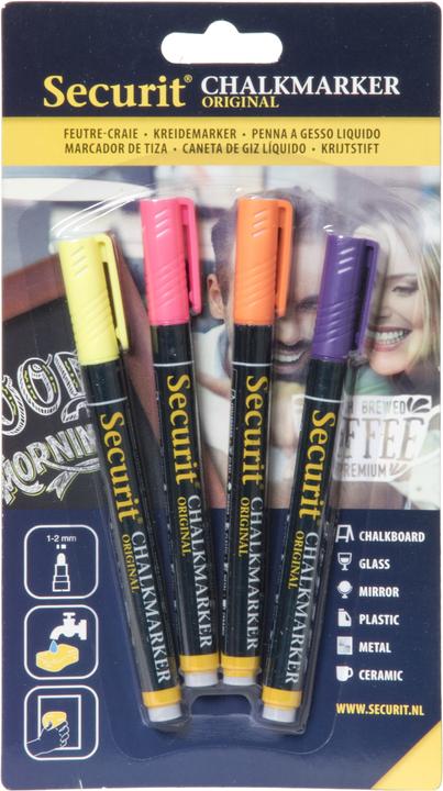 Securit Bl-Sma100-V4-Tro (Multicoloured, 4 mm, 4 x)
