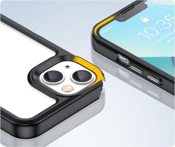 Immagine prodotto Hurtel Custodia Outer Space per iPhone 14 Plus con cornice in gel nera (Apple iPhone 14 Plus)