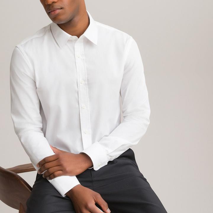 Image du produit La Redoute Collections Chemise slim fit à col français (XL)