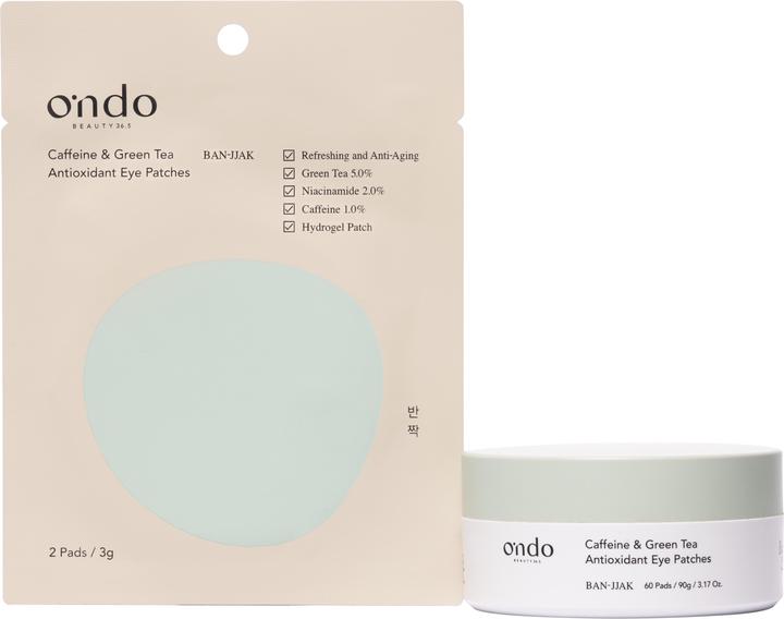 Produktbild Ondo Caffeine & green tea antioxidant eye patches (Patches)