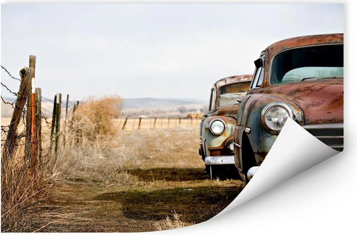 Actual product image Trenddeko Old Rusted Cars (60 x 40 cm)