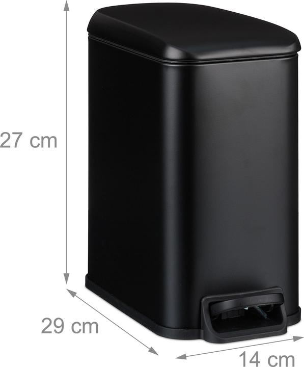 Actual product image Relaxdays Bathroom bin (5 l)