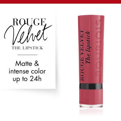 Actual product image Bourjois Rouge Velvet The Lipstick (03 Hyppink Chic)
