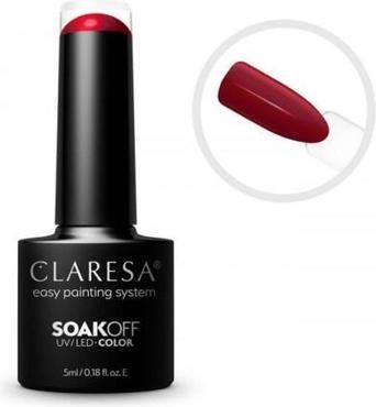 Immagine prodotto Claresa SoakOFF Gel UV/LED Rosso 435 5ml (Rosso, Smalto)