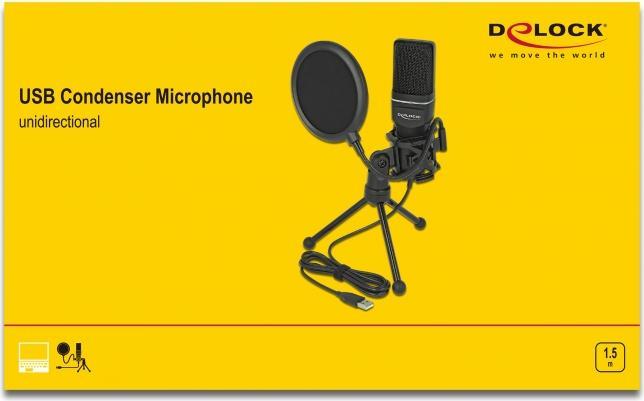Actual product image Delock Condenser Microphone Set