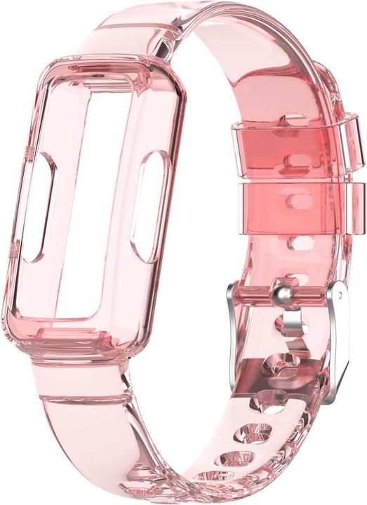 Actual product image Cover-Discount Fitbit Inspire 3 - Sport wristband with screen protector pink (Silicone, Inspire 3)