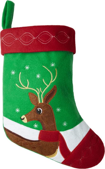 Image du produit tectake Botte de Saint Nicolas avec motif de renne