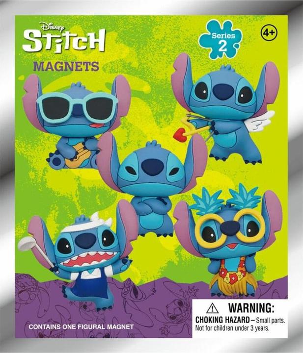 Produktbild Monogram Int. Lilo & Stitch Relief-Magnete Series 2 Display (12) (12 x)
