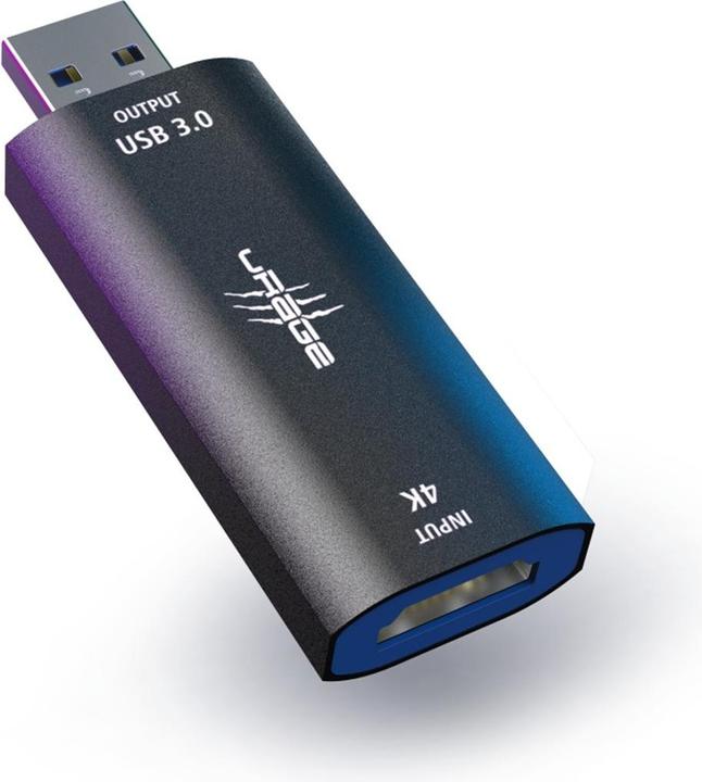 Actual product image Urage Video Converter Stream Link 4K, Black (PC, Mac)
