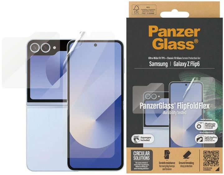 Actual product image PanzerGlass Tempered glass & film (1 Piece, Samsung Galaxy Z Flip6)