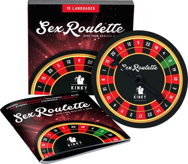 Productafbeelding Moodzz Sex Roulette Kinky (Diverse, Duits, Spaans, Frans, Noors, Pools, Nederlands, Russisch, Zweeds, Italiaans, Engels)