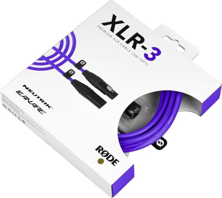 Immagine prodotto RØDE XLR-3 viola (3 m, XLR)