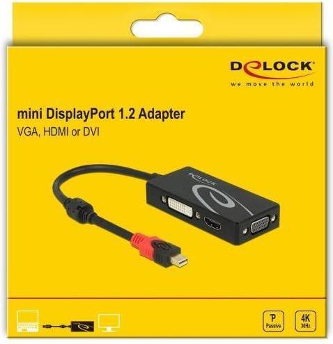 Produktbild Delock Mini DP zu (HDMI, DVI, VGA, 20 cm)