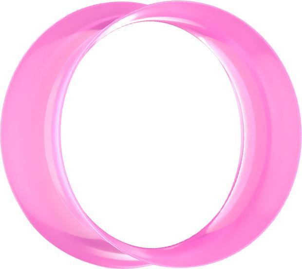 Image du produit Star Piercing Flared Tunnel rose (sans laiton, Silicone)