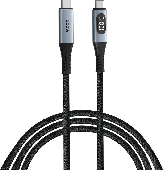 Actual product image Verbatim Sync & Charge USB C to USB C 100W Display 120 cm (1.20 m, USB 2.0)
