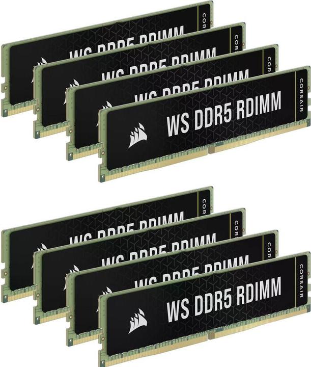 Corsair DDR5, 5600MT/s 256GB 8x32GB RDIMM, Hynix Die, Dual Rank, 40-40-40-77, Intel XMP 3.0, WS DDR5 RDIMM (8 x 32GB, 5600 MHz, DDR5 RAM, DIMM)