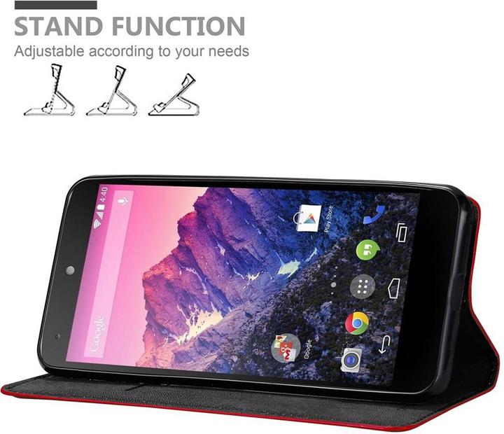 Actual product image Cadorabo Book Invisible Magnet Cover (LG Nexus 5)