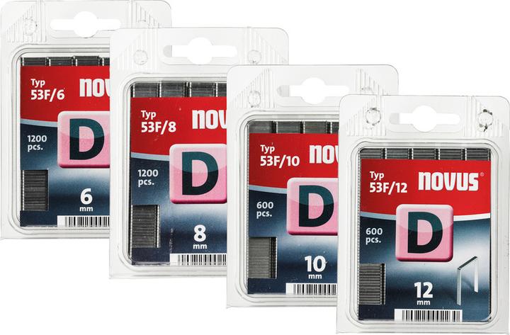 Image du produit Novus Agrafes à fil plat D