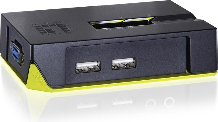 LevelOne KVM-0222, 1 User - 2 PCs, USB