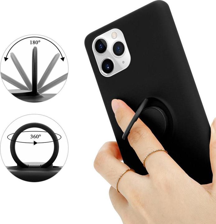 Actual product image Cadorabo TPU Liquid Ring Silicone Case Cover (Apple iPhone 11 Pro)