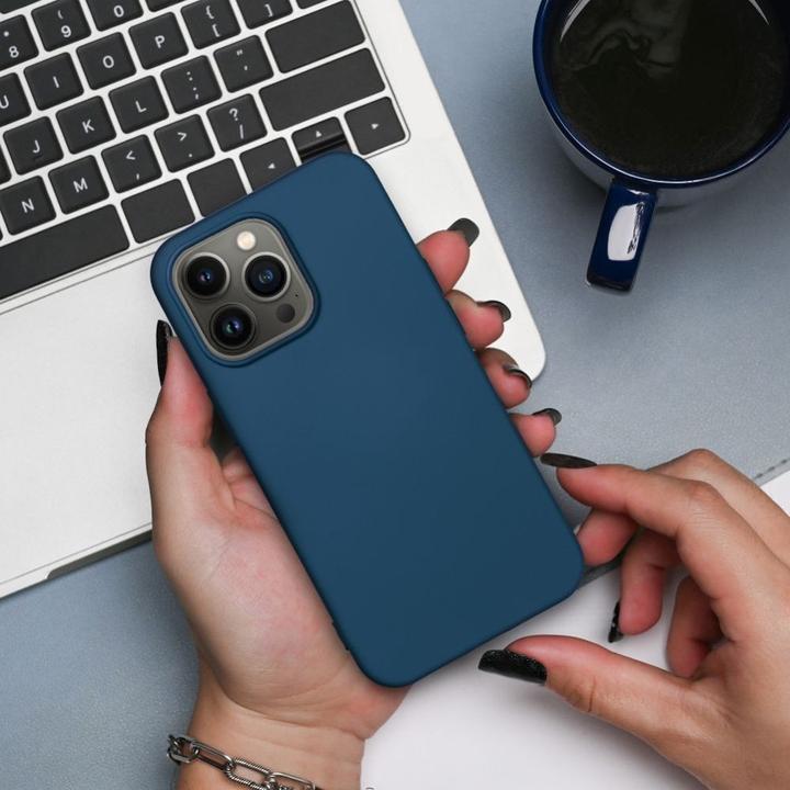 Immagine prodotto Partner Telecom Back panel cover OEM SILICONE case for IPHONE 7 blue (Apple iPhone 7)