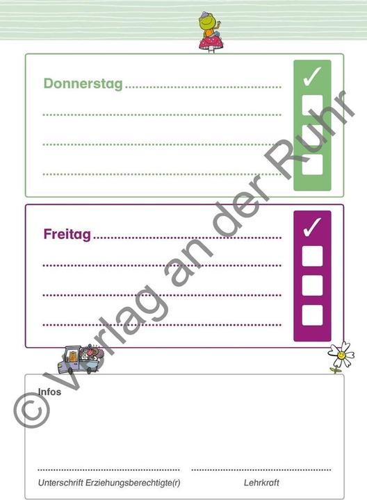 Image du produit Meine Hausaufgaben - Ein Heft für die 1. Klasse (Allemand, L'équipe de rédaction de la maison d'édition An Der Ruhr, 2020)