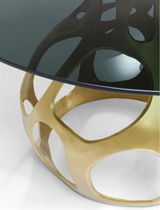 Image du produit Kare Design Table Volcano Gold Ø120cm (120 x 120 x 76 cm)