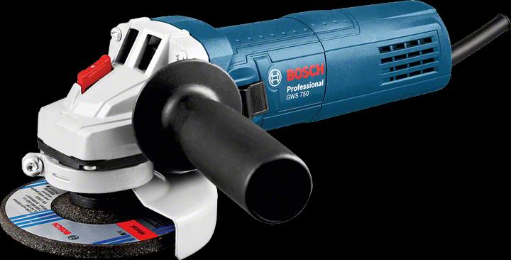 Bosch Professional Winkelschleifer GWS 750-125 (125 mm) inkl. Schruppscheibe (125 mm) (125 mm)