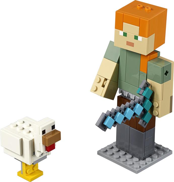 Actual product image LEGO Alex with chicken (21149, LEGO Minecraft)