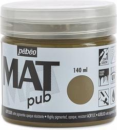 Actual product image Pebeo Acrylic Mat Pub (Umbra Nature, 140 ml)