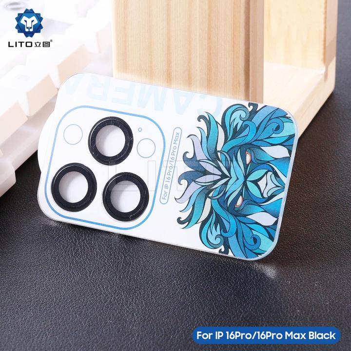 Actual product image Lito Camera cover (3 Piece, Apple iPhone 16 Pro Max, Apple iPhone 16 Pro)