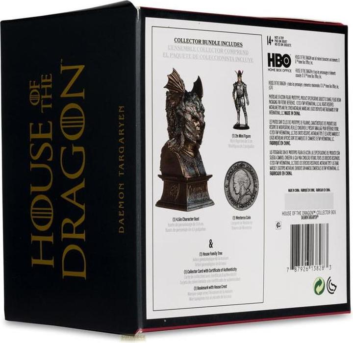 Actual product image McFarlane House of the Dragon Collector Box Deamon Targaryen