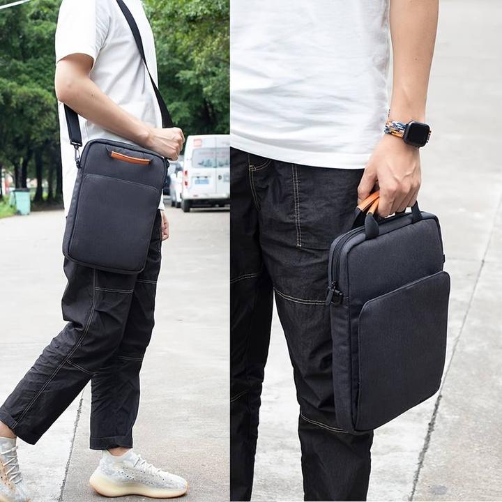Actual product image PhoneLook Sac à bandoulière sac à main portable imperméable pour iPad + Laptop + MaxBook 13 pouces (13.30")