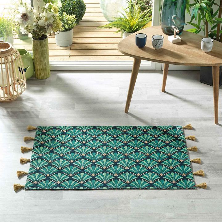 Immagine prodotto Natura Punto Tappeto con pom pom (50 x 80 cm)