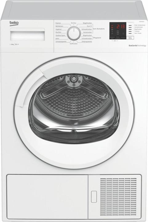 Beko Kondenstrockner mit Wärmepumpe DS8433GX0 (8 kg, Rechts)