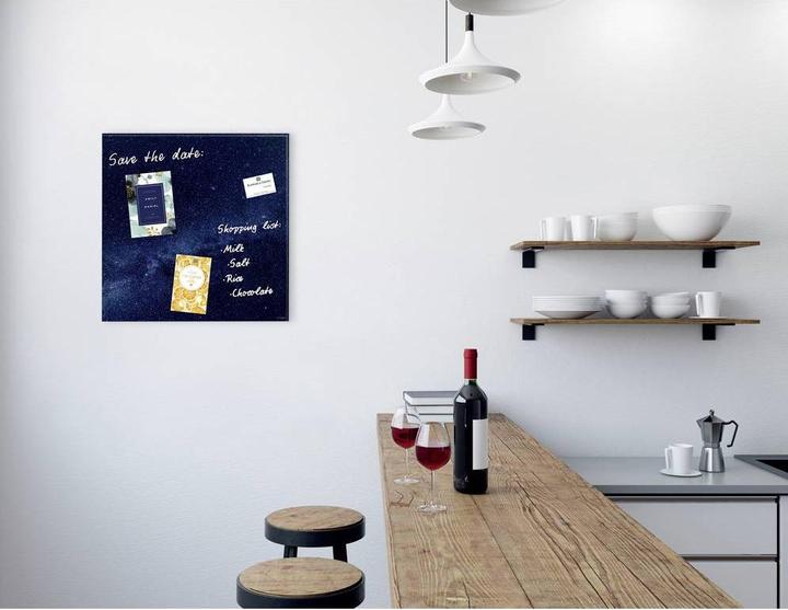 Actual product image Sigel Glass Magnet Board Artverum with Design (Magnet board, 48 x 48 cm)