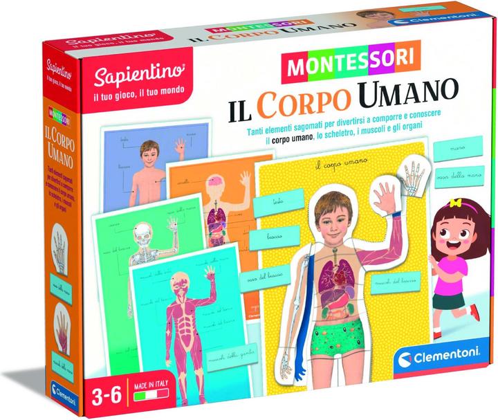 Actual product image Clementoni Montessori Corpo umano IT
