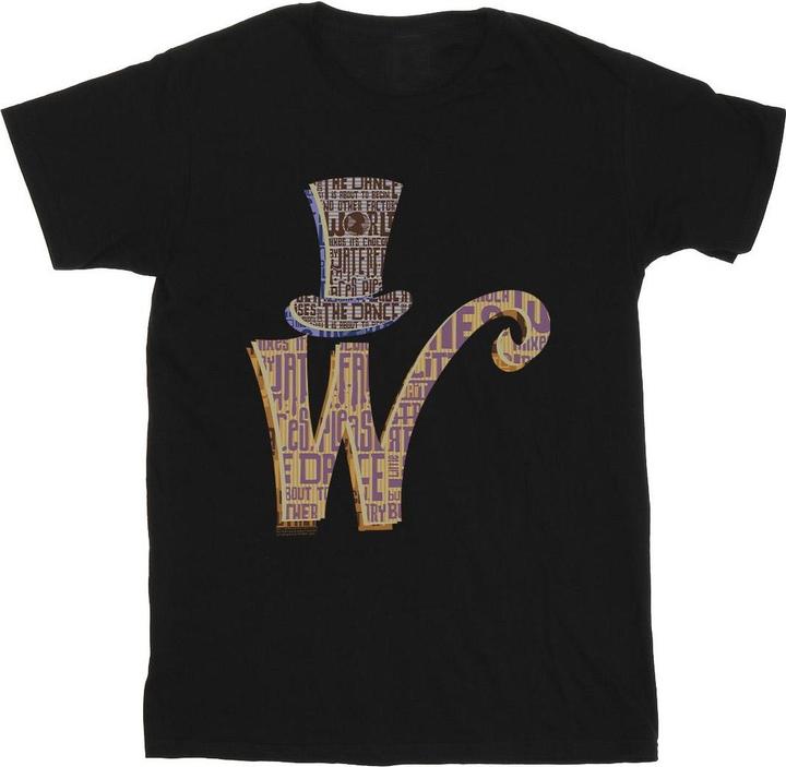 Produktbild Willy Wonka & the Chocolate Factory W Logo Hat TShirt (3XL)