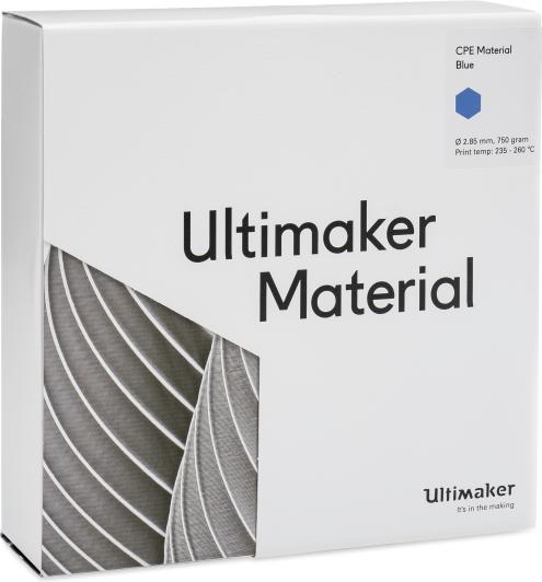 Actual product image Ultimaker Cpe (CPE, 2.85 mm, 750 g, Blue)
