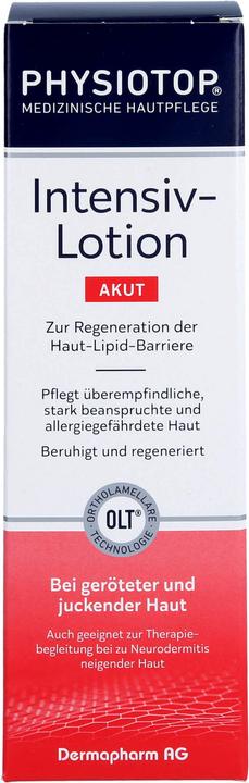 Dr Seidel Physiotop Intensiv-Lotion akut bei geröteter und juckender Haut, 200 ml Lotion (Körpercreme, 200 ml)